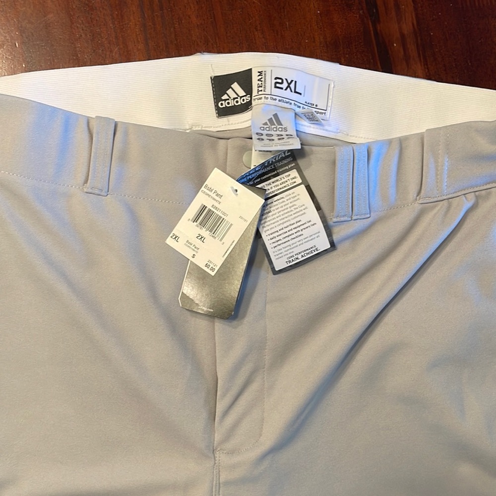 Brand new mens Adidas baseball pants 2XL